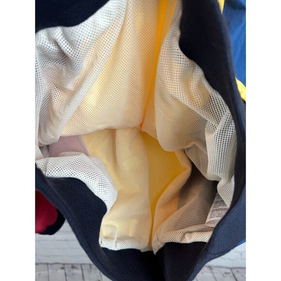 CUTTER & BUCK yellow blue red CLIMAGUARD mens windbreaker coat size L NWT - Picture 7 of 12